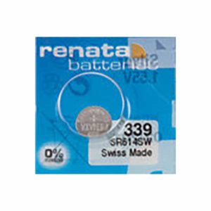 1 x Renata 339 Watch Batteries, 0% MERCURY equivalent SR614SW