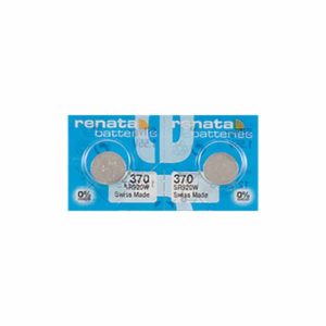 2 x Renata 370 Watch Batteries, 0% MERCURY equivalent SR920W Battery