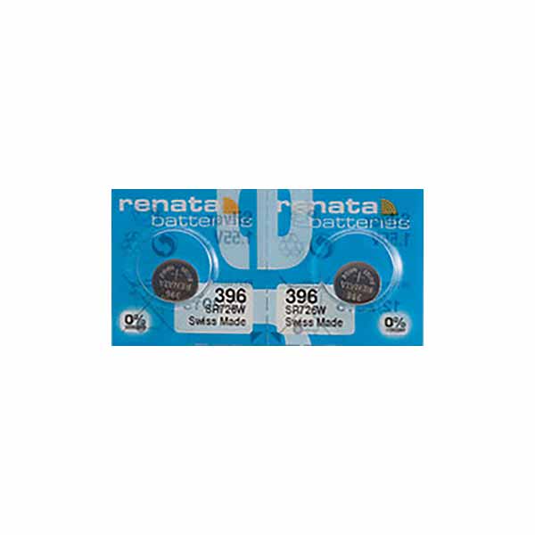 2 x Renata 396 Watch Batteries, MERCURY SR726W - Shoptictoc