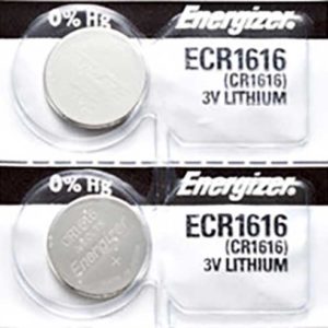 2 x Energizer 1616 Batteries, 3V Lithium CR1616