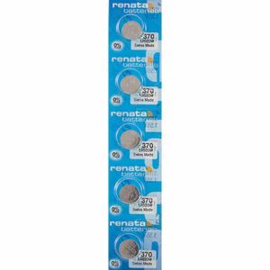 5 x Renata 370 Watch Batteries, 0% MERCURY equivalent SR920W Battery
