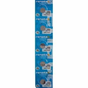 5 x Renata 384 Watch Batteries, 0% MERCURY equivalent SR41SW Battery