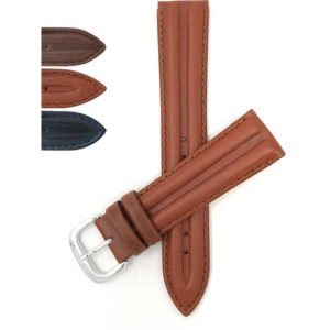 Bandini 409 | Leather Watch Band, Side Padded, Pointed Tip