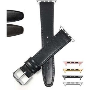 Bandini Thin Leather Watch Band for Apple Watch Series 6/5/4/3/2/1