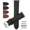 Bandini Mens Leather Band, Padded for Apple Watch Series 6/5/4/3/2/1, Standard & Extra Long (XL)