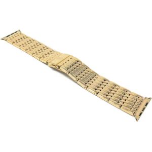 Bandini Gold Tone Stainless Steel Metal Watch Band for Apple Watch 38mm/40mm, Series 6/5/4/3/2/1