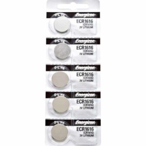 5 x Energizer 1616 Batteries, 3V Lithium CR1616