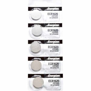 5 x Energizer 1620 Batteries, 3V Lithium CR1620