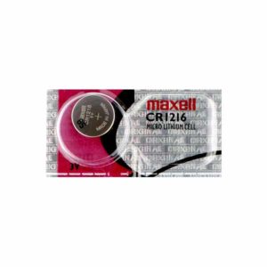 1 x Maxell 1216 Watch Batteries, 3V Lithium CR1216 Battery
