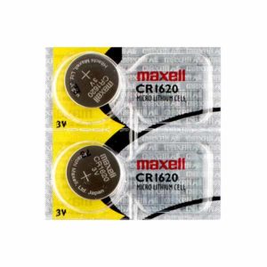 2 x Maxell 1620 Watch Batteries, 3V Lithium CR1620 Battery