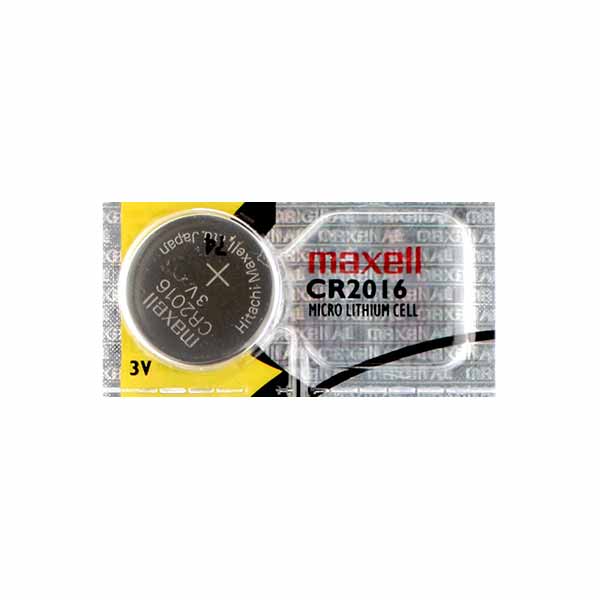 1 x Maxell 2016 Watch Batteries, 3V Lithium CR2016 Battery - Shoptictoc