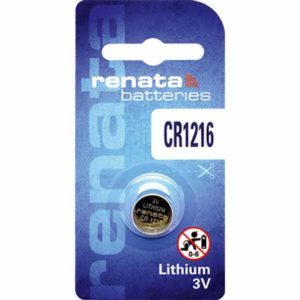 1 x Renata 1216 Watch Batteries, 3V Lithium CR1216