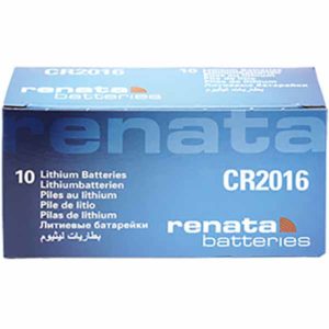 10 x Renata 2016 Batteries, 3V Lithium CR2016