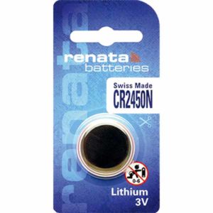 1 x Renata 2450 Batteries, 3V Lithium CR2450N, CR2450