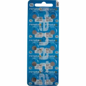 10 x Renata 341 Watch Batteries, 0% MERCURY equivalent SR714SW