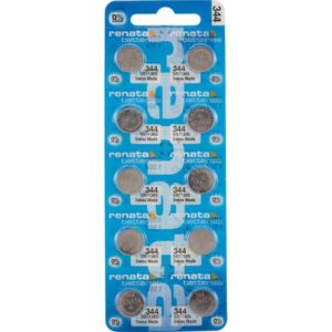 10 x Renata 344 Watch Batteries, 0% MERCURY equivalent SR1136S