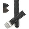 Bandini DE900 | Mens Leather Watch Band with Deployment Buckle