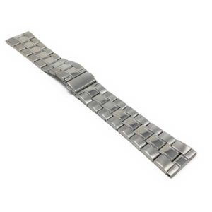 Bandini MET.178 | 24mm Silver Stainless Steel Watch for Men, Ajustable, Fold Over Clasp