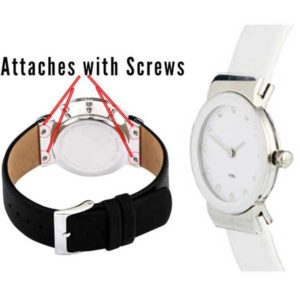 Skagen screw fit watch strap that attaches with screws