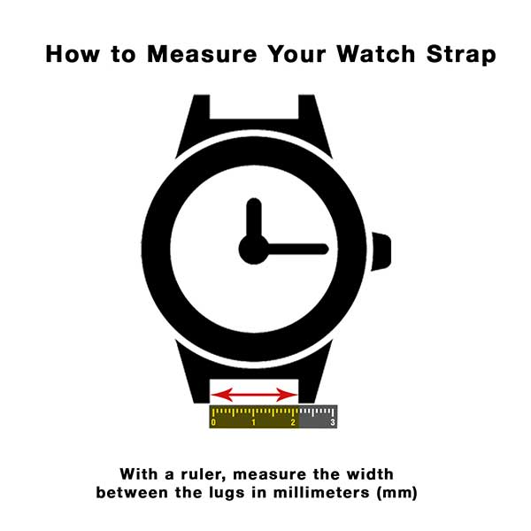 How to measure your watch band