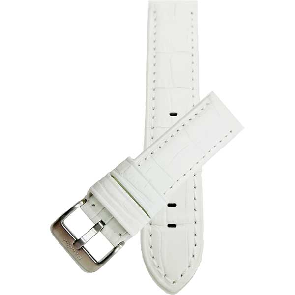 Bandini 855 | 24mm Mens Waterproof Leather Watch Bands, Alligator ...