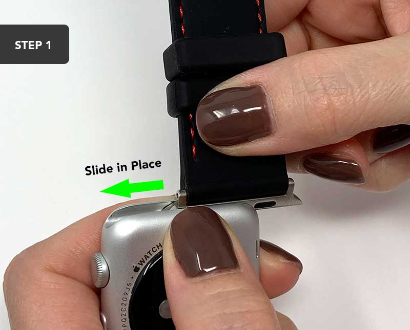 How to put watch band on apple discount watch