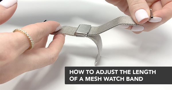 Descubrir 41+ imagen how to adjust michael kors mesh watch band