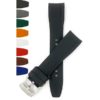 Bandini Curved End Silicone Watch Band, FKM Rubber Strap for Seiko, Rolex, Omega & More - 18mm, 20mm, 21mm, 22mm