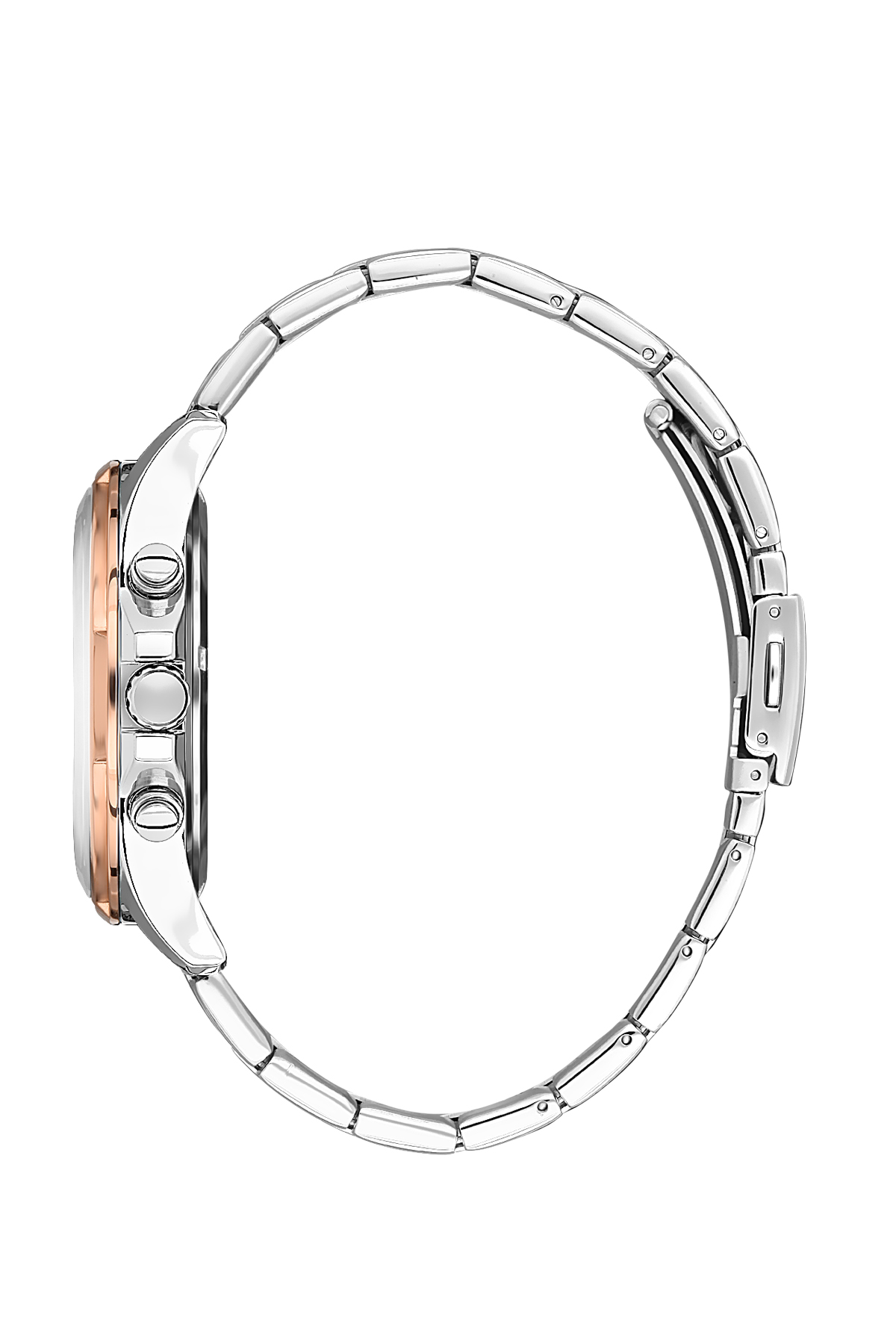 Daniel Klein 45mm Analog Mens Watch, Stainless Steel Strap, Multifunction, Dual Time 12H/24H, Day / Date - DK.1.13545-4 - Image 2