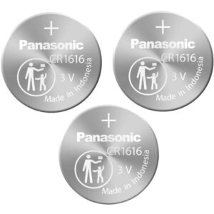 3 x Panasonic 1616 Batteries, 3V Lithium CR1616
